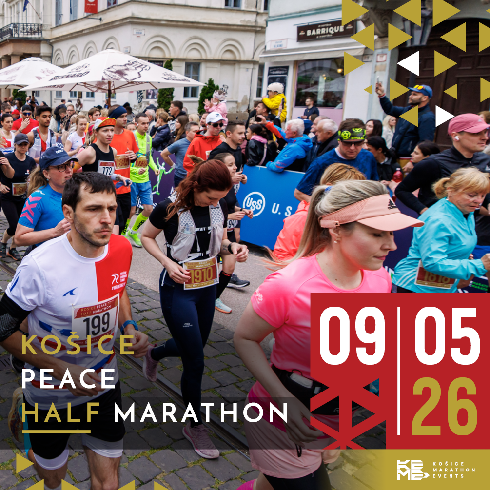 KOŠICE PEACE HALFMARATHON 2026